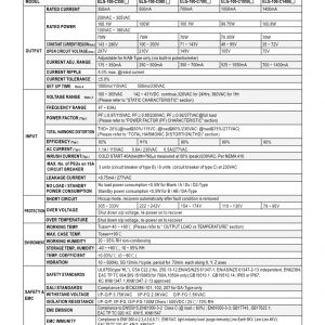 Mean Well Constant Current Mode LED Driver ELG-100-C series