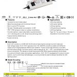 Mean Well Constant Current Mode LED Driver ELG-100-C series