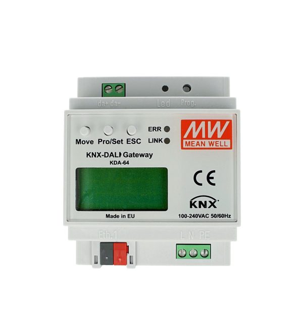 Mean Well KNX to DALI Gateway KDA-64