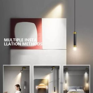 Lampu Dinding Emas Hitam Modern Gantung Liontin Lampu Sorot