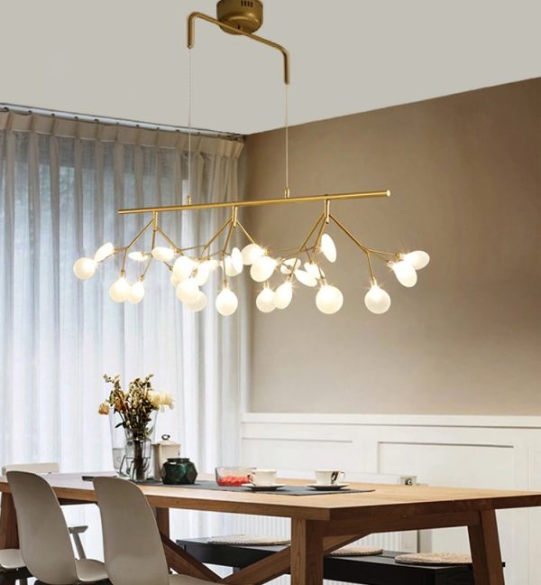 Lampu Gantung Tipe panjang Ruang Makan Modern Dekoratif Lampu Gantung Tipe panjang Ruang Makan Modern Dekoratif