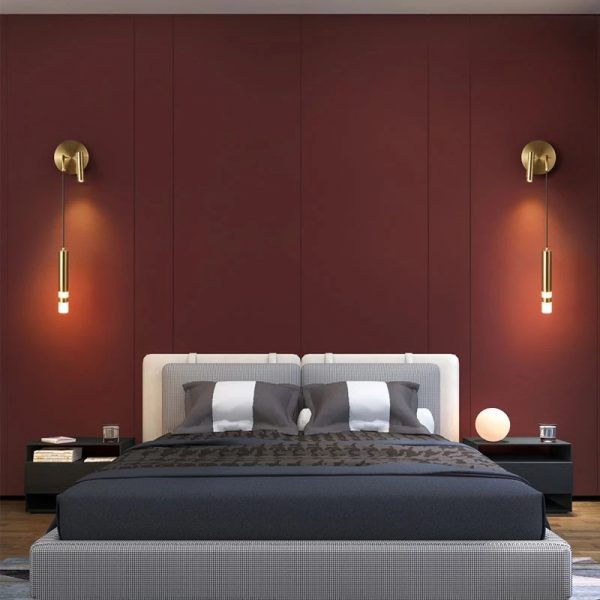 Lampu Sorot Tabung LED Emas Minimalis Modern N-Lighten