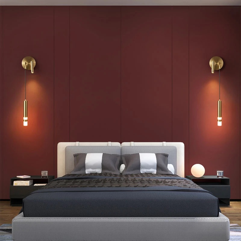 Lampu Sorot Tabung LED Emas Minimalis Modern N-Lighten