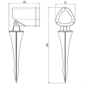 Lampu Taman LED Outdoor SportLight