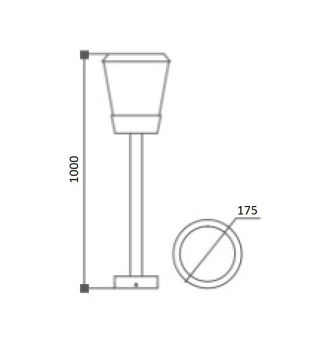Lampu Taman GL19603 LED Outdoor Lighting