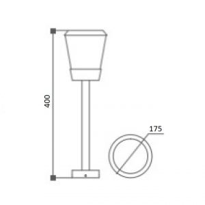 Lampu Taman GL19604 LED Outdoor Lighting