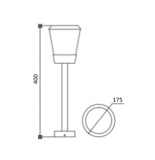Lampu Taman GL19604 LED Outdoor Lighting