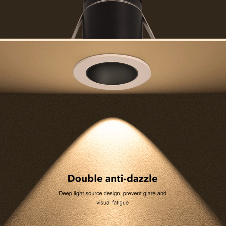 Spotlight Ceiling 1W Bridgelux Dia-Casting Aluminum Cob Downlight