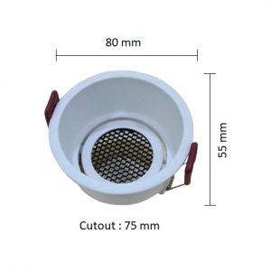 Kap Lampu MR16 GU10 801F Module Spotlight