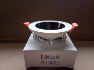 Kap Lampu MR16 GU10D-501- GUN BK Module