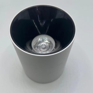 Kap Lampu Timbul Bulat MR16 Putih