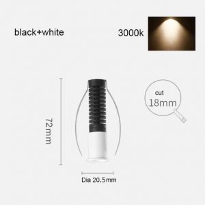LED Spot Light 3W Mini For Bedroom Living Room Downlight