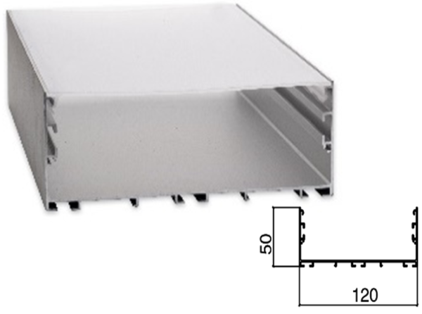 Outbow Surface Housing Led Strip Aluminium Channel 12cm Outbow Surface Housing Led Strip Aluminium Channel 12cm