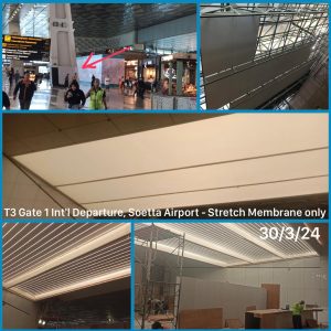 Membran Bandara Soekarno Hatta Terminal 3