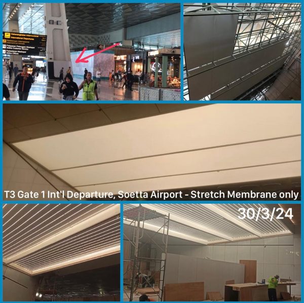 Membran Bandara Soekarno Hatta Terminal 3
