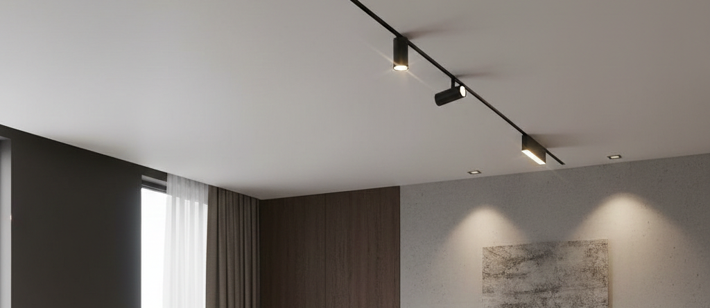 Lampu Magnetik Rail Dimmable