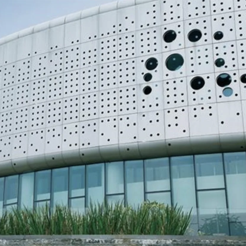 perforated metal facade