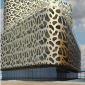 perforated metal facade