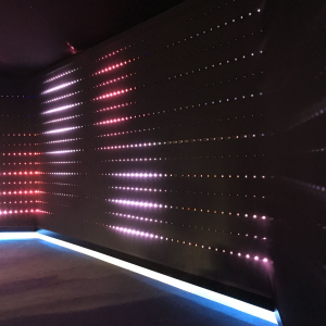 custom ceiling wall metal lighting rgb dmx jakarta