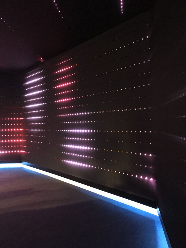 custom ceiling wall metal lighting rgb dmx jakarta