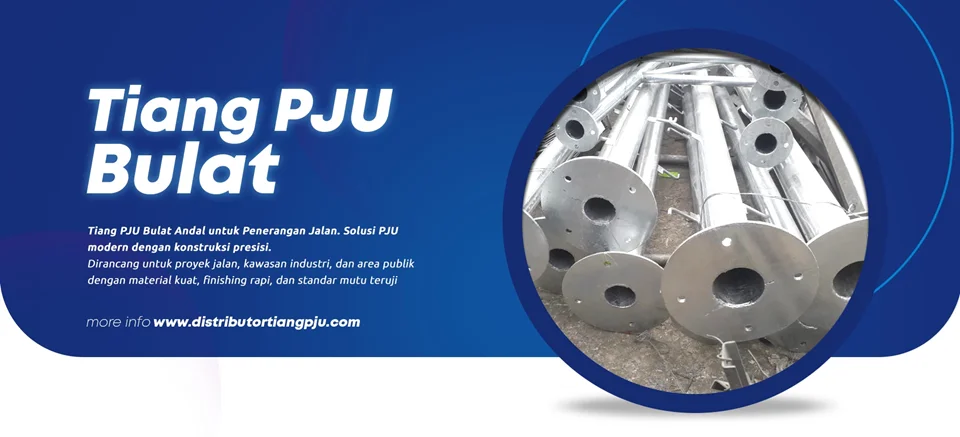 supplier tiang lampu jalan pju